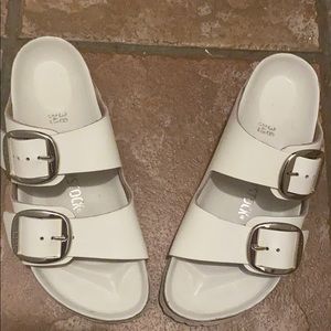 White Leather Birkenstock’s